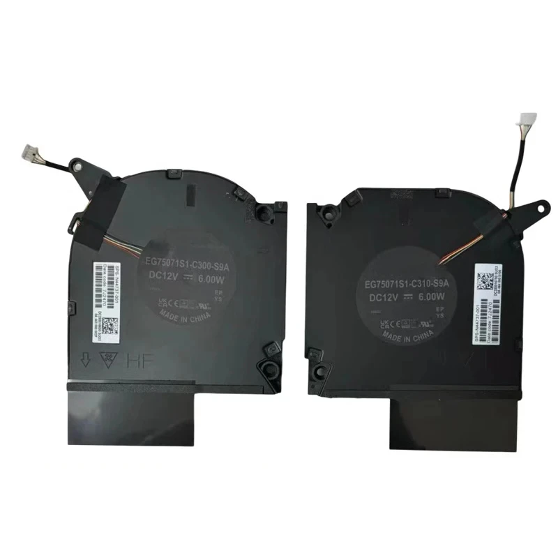 ORIGINAL Laptop CPU GPU Cooling Fan For HP Omen 9 16-WF 16-XF TPN-C167 C168 N44737-001 12V