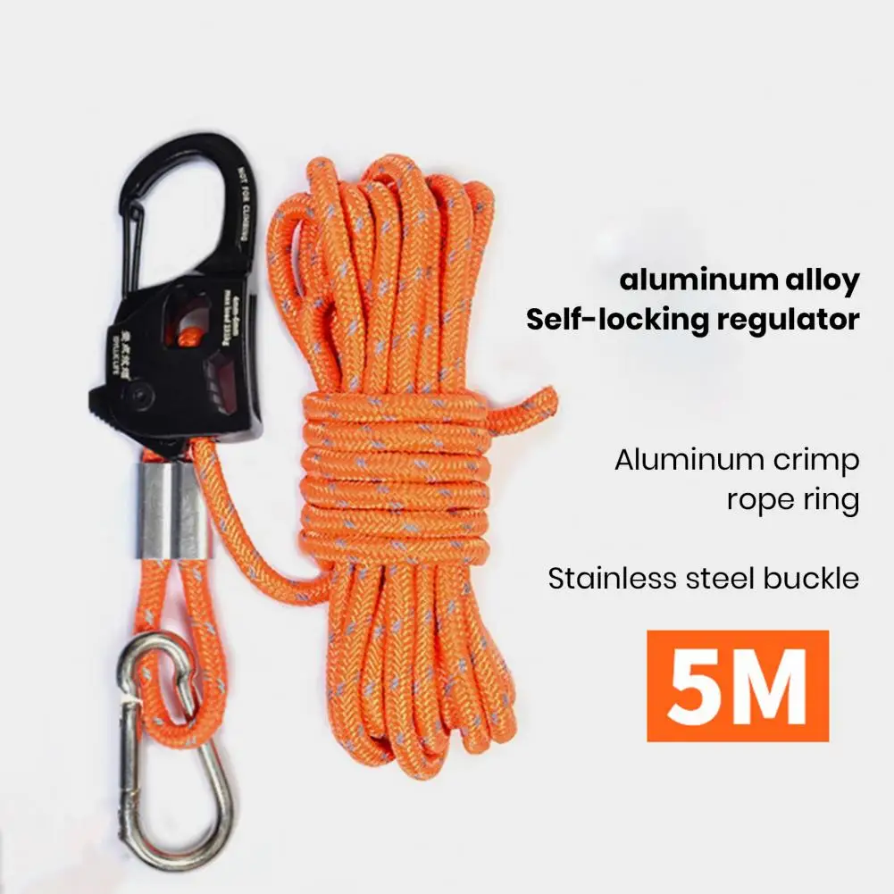 Mini Camping Rope Tensioner Aluminum Alloy Tent Rope Tensioner Adjustable Rope Tension Tool Portable Tent Canopy Cord Adjuster