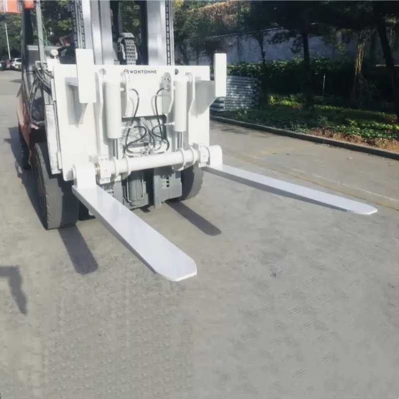Facilitating Efficient Wontonne Sanitation Forklift Attachments Sanitation Forks Automated Dumping Of Goods