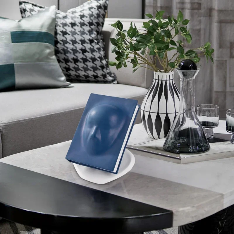 

Домашний декор, художественная фигурка, статуя, скульптура, книга для лица, скандинавское украшение, аксессуары для домашнего стола, декор комнаты, фигурка из смолы, подарок на день рождения