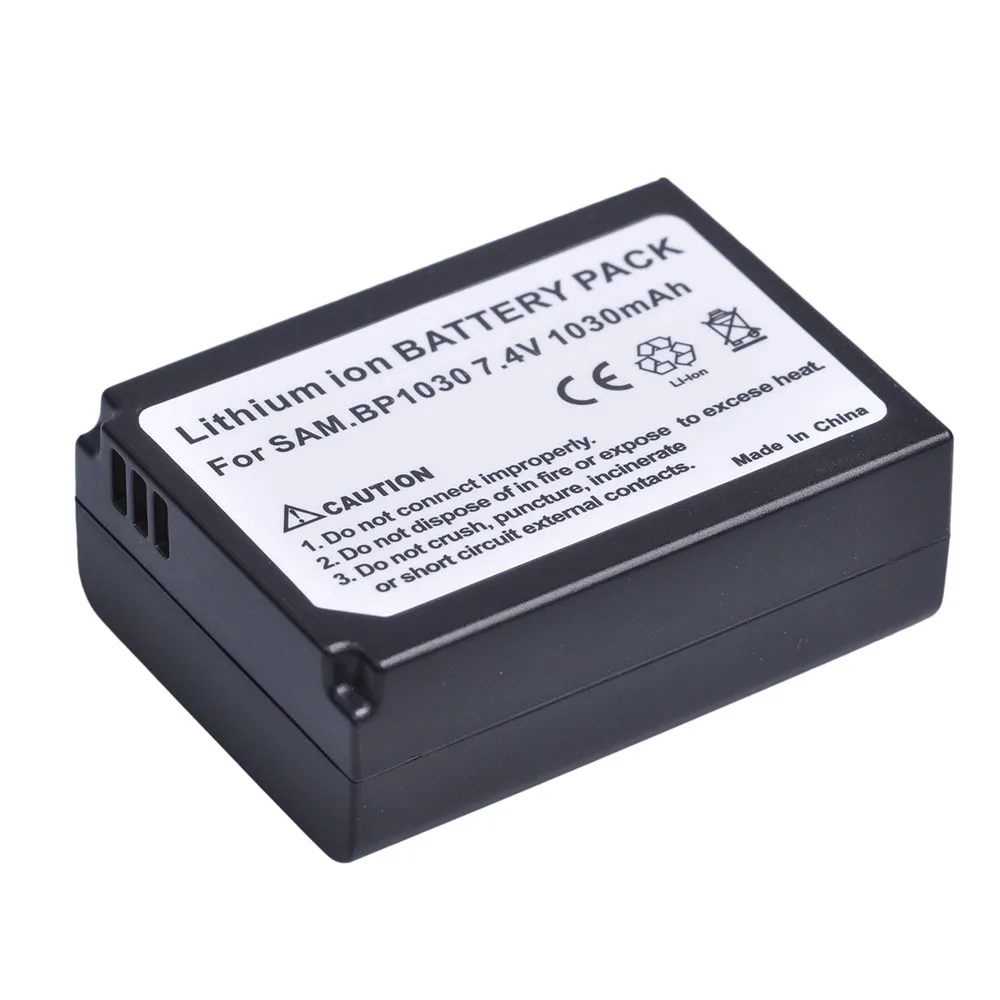 BP-1030 Battery / DC124 Charger Compatible with Samsung NX200 NX210 NX300 NX-300M NX1000 NX1100 NX2000 Camera as BP-1130