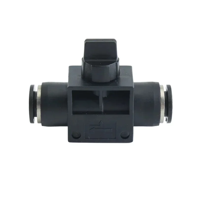 HEBAI Black Pneumatic Fittings Pipe Connector Tube Air Quick Fittings 3/4/5/6/8/10/12/14/16mm PU PY PK PE PV SA HVFF PZA PM PP