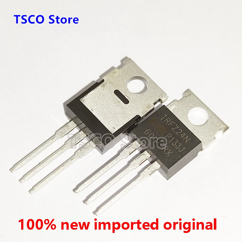10Piece IRFZ24N Z24N 100% Original MOSFET 55V 17A TO-220