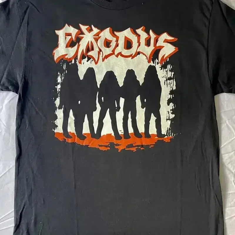 Exodus Band Black T Shirt Cotton For NI559