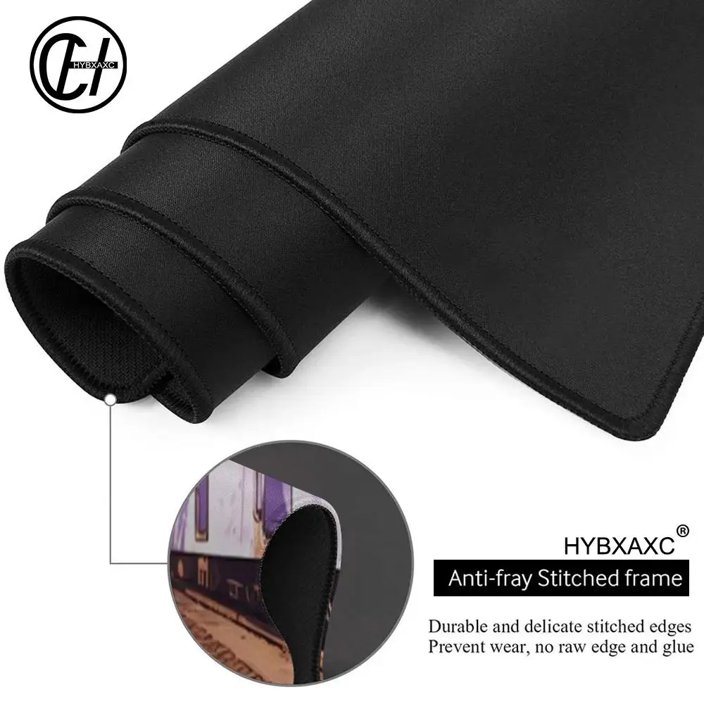 Alfombrilla de ratón de tren, bonita alfombrilla de escritorio HD, alfombrillas de teclado extendidas para juegos, alfombrilla de ratón grande para jugadores XXL de 90x40cm