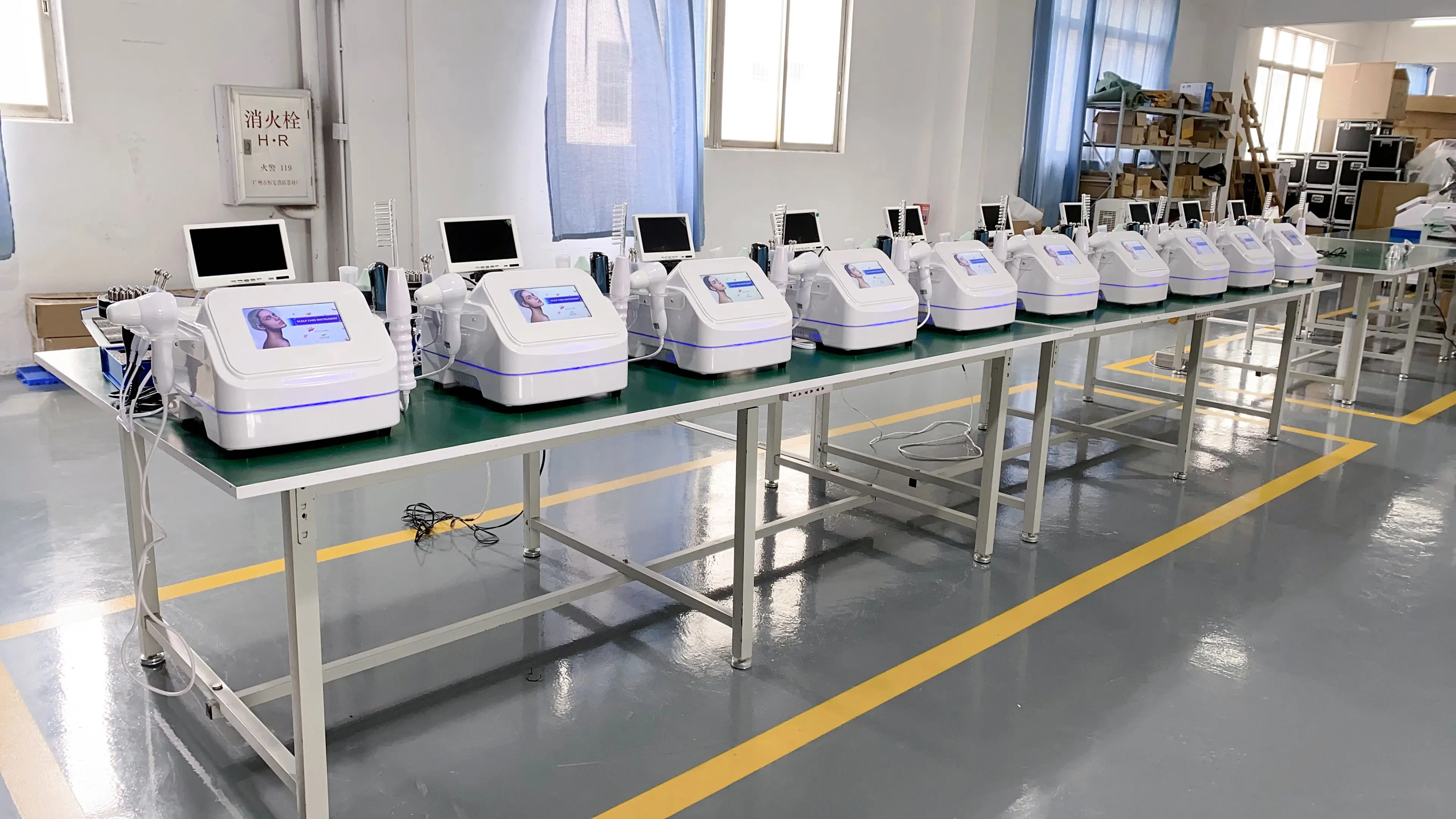 7 In 1 Hair Loss Treatment Scalp Head Scalp Massager Smart Mirror Detection Scalp Analyzer Machine With Red Light