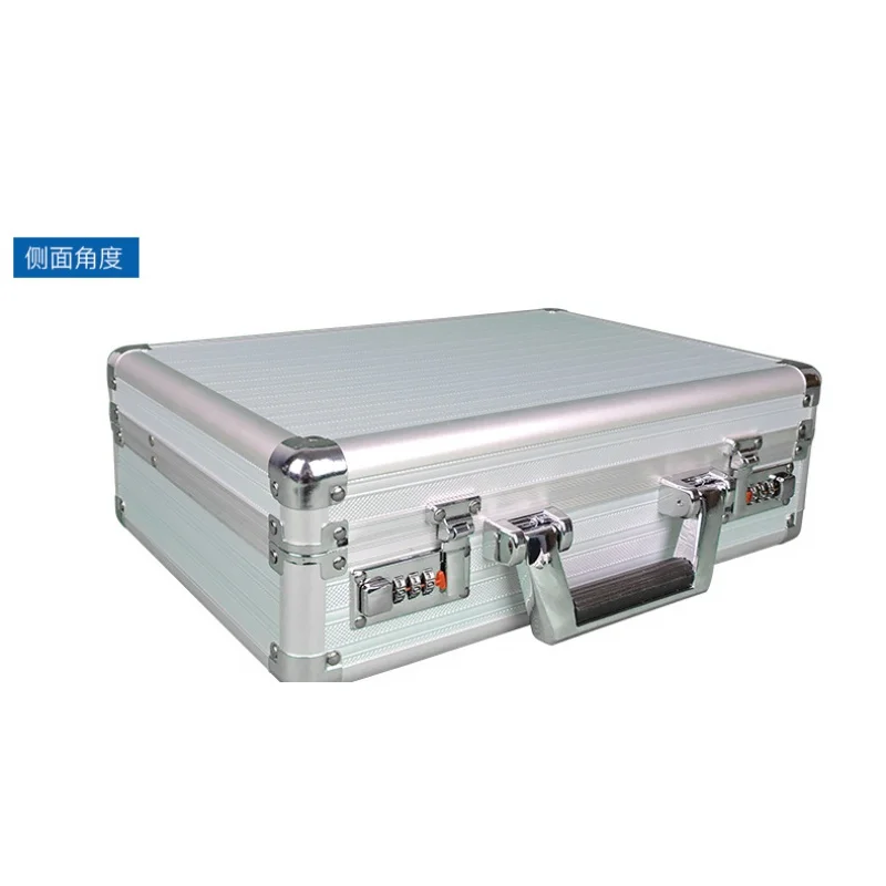 

Aluminum alloy Combination lock Portable case Document storage box Data sorting Portable safe box mini money safe