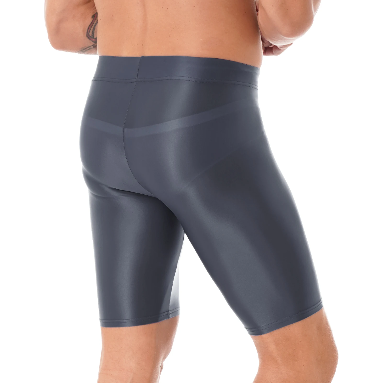 لامعة الصيف الرجال السراويل كلوبوير مطاطا حزام السراويل رياضة الجري اللياقة البدنية الجمباز ملهى ليلي سراويل قصيرة