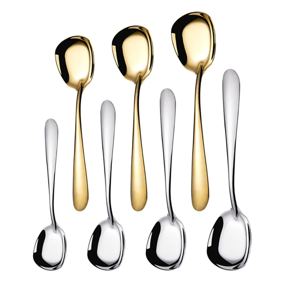 Kitchen Set Durable Easy To Clean Lasting High Demand Quality Customer Favorite 304 Stainless Steel Spoon Stainless Steel Spoon