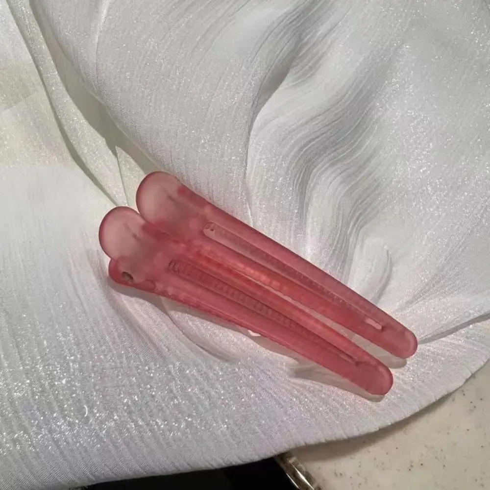 女性カラフルなつや消しカモノハシヘアクリップ帽子ヘアアクセサリー固定ヘアヘアピン頭飾り新キャンディーカラーバレッタ