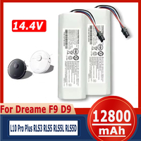 14.4V Robotic Vacuum Cleaner Replacement Battery For Dreame F9 D9 L10 Z10 Pro Plus MAX RLS3 RLS5 RLS5L RLS5D Accessories Parts