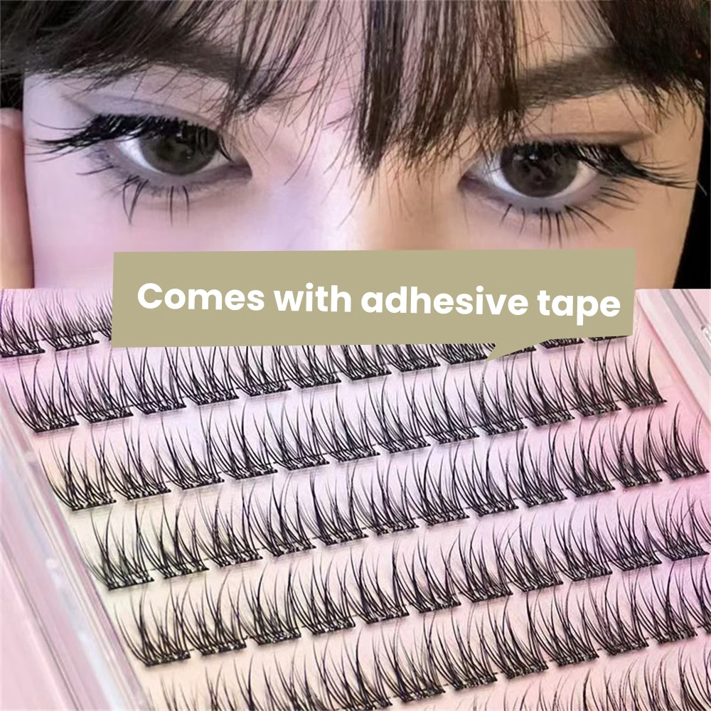 رموش ذاتية اللصق على شكل عباد الشمس - طراز "عين الكلب" المجعدة مقاس 12 مم لتكبير العين الطبيعية #3