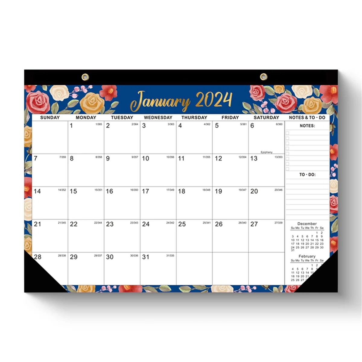 Wall Planner 2024-2025 17InX12In Large Wall Calendar Desk Calendar, 18 Month Desk/Wall Calendar Combo