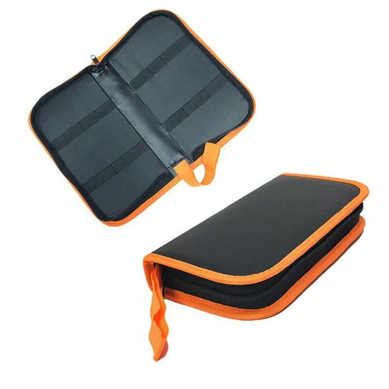 Hardware Repair Toolbag Portable Household Electric Soldering Iron Tool Bag Multi-function PU Leather Zipper Tools Bag