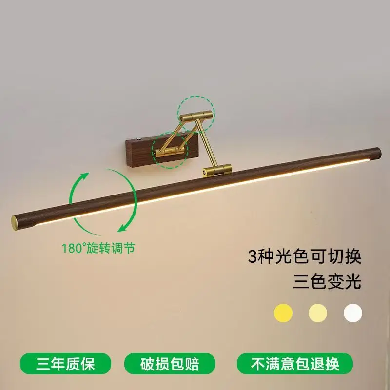 

Зеркальный светильник, светодиодный скандинавский современный минималистичный шкаф для ванной комнаты, туалетный столик, телескопический светильник для зеркала, зеркальный светильник для макияжа