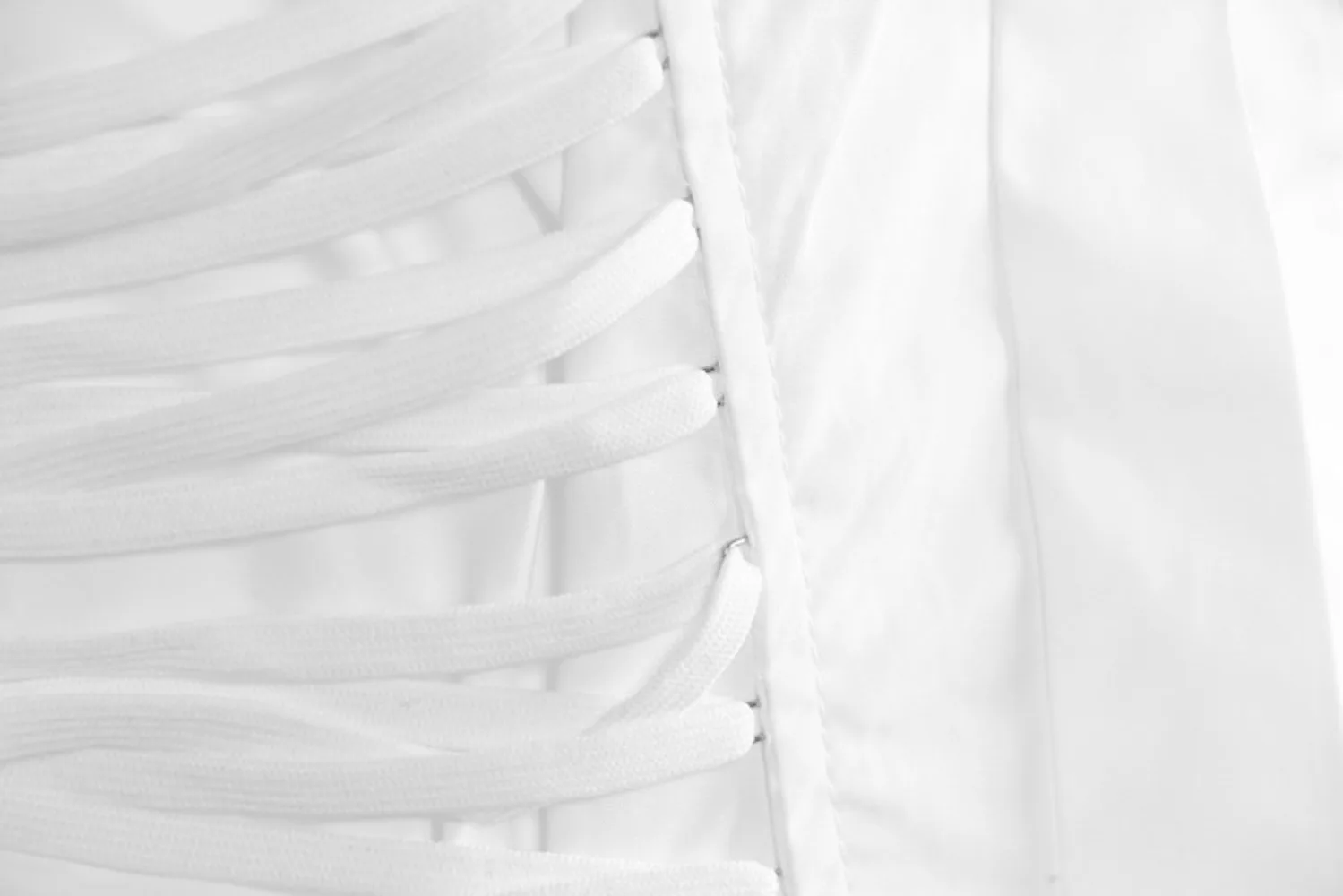 High Street – chemises blanches et noires pour femmes, chemise amincissante avec cordon de serrage, veste Streetwear, printemps et été