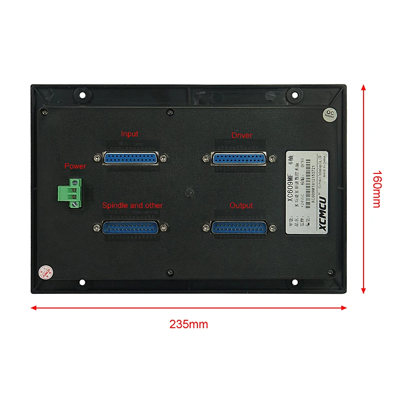 Imagem -05 - Único Eixo Ligação Cnc Sistema de Controle Vária Máquina para Cnc Máquina Gravura Torno Madeira Xc609m