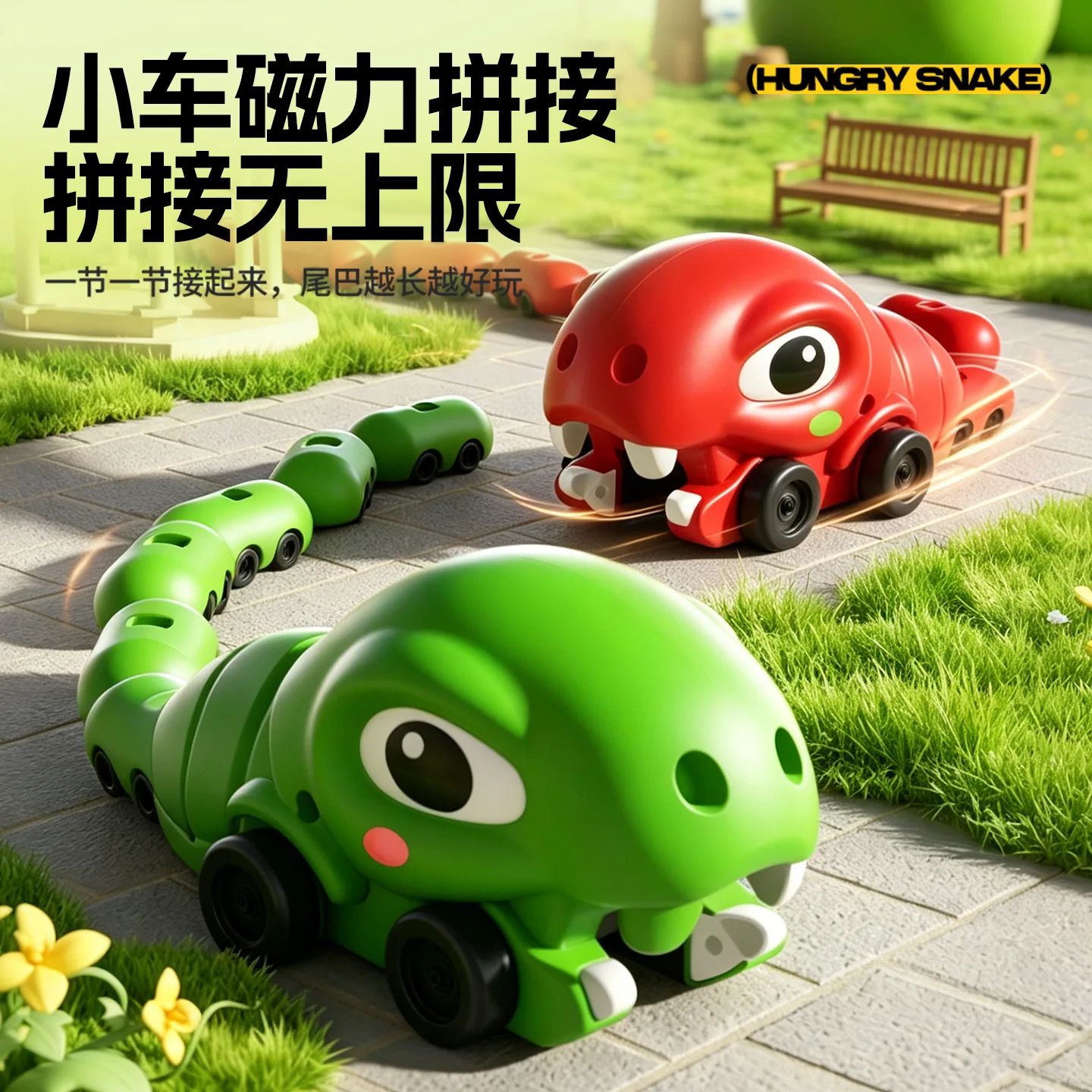 RC Flexible Snake Remote Control Car Obstacle Crossing Electric Toy Vehicle Boys Girls Interactive Birthday Gift