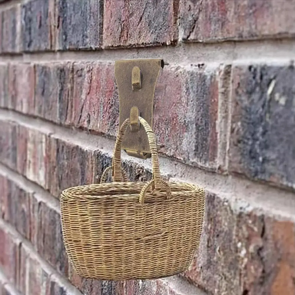 10 قطع مقاطع دي gancho de parede de tijolo الفقرة pendurar الديكور ao ar libro fotos luzes grinaldas prático cabide de tijolo