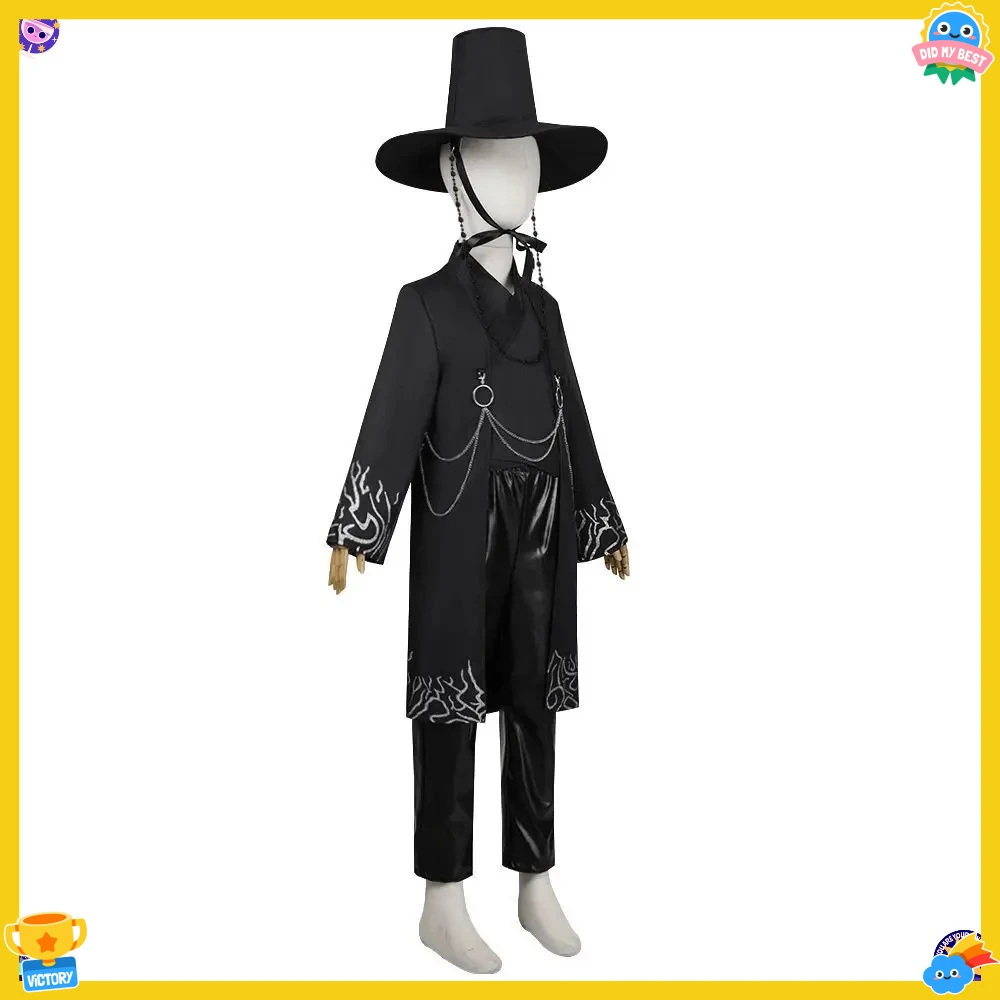 مجموعة أزياء أنيمي فيلم الأولاد لعب الأدوار التأثيرية للحفلات لـ K-POP: شيطان الصيادين الأولاد جينو أزياء تنكرية لحفلات الهالوين