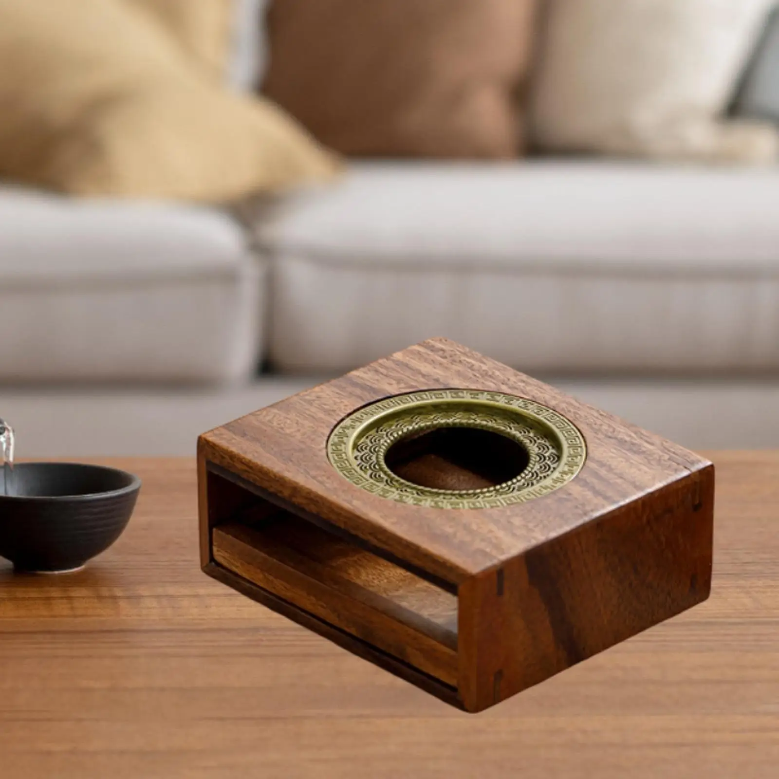 

Wooden Teapot Warmer Tea Lover Gift Food Heating Drinks for Office Home Yard