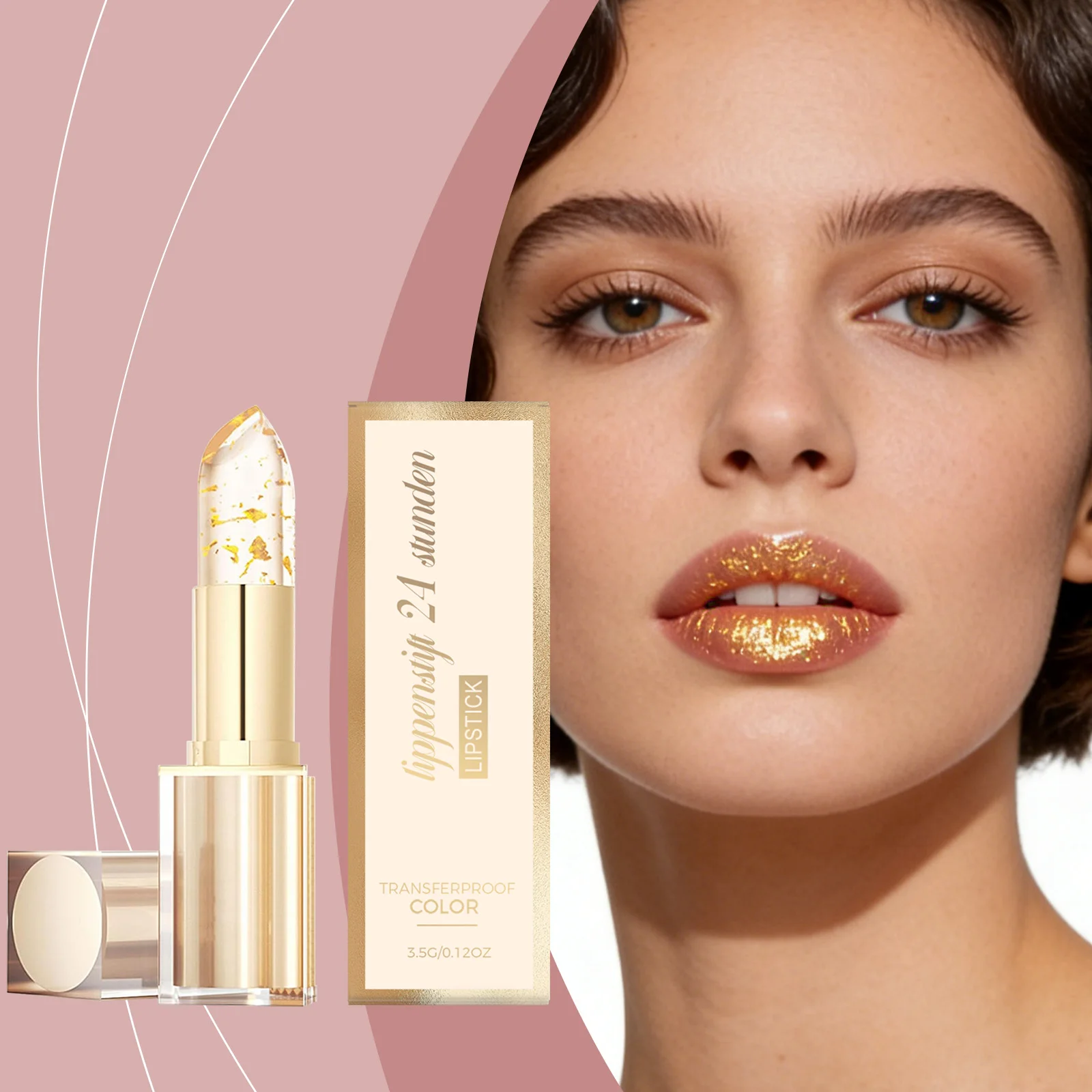 Gold Foil Color Changing Lip Balm 2