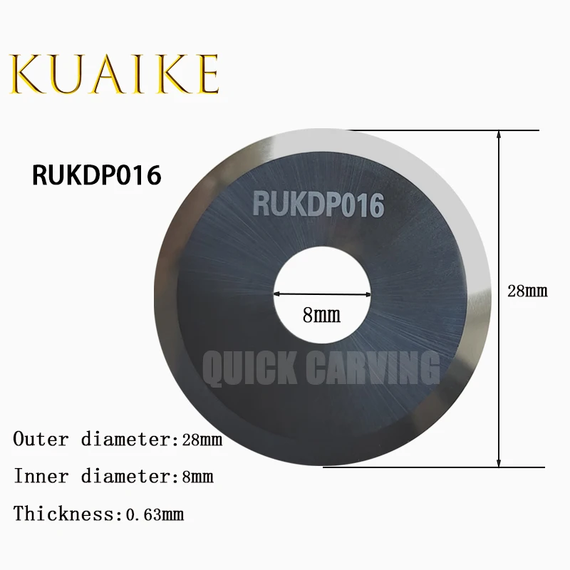 10 pz RUK Router lame CNC lama tonda Ruking tagliatrice panno di carta coltello da taglio RUKDP014 RUKDP015 RUKDP016 RUKDP089