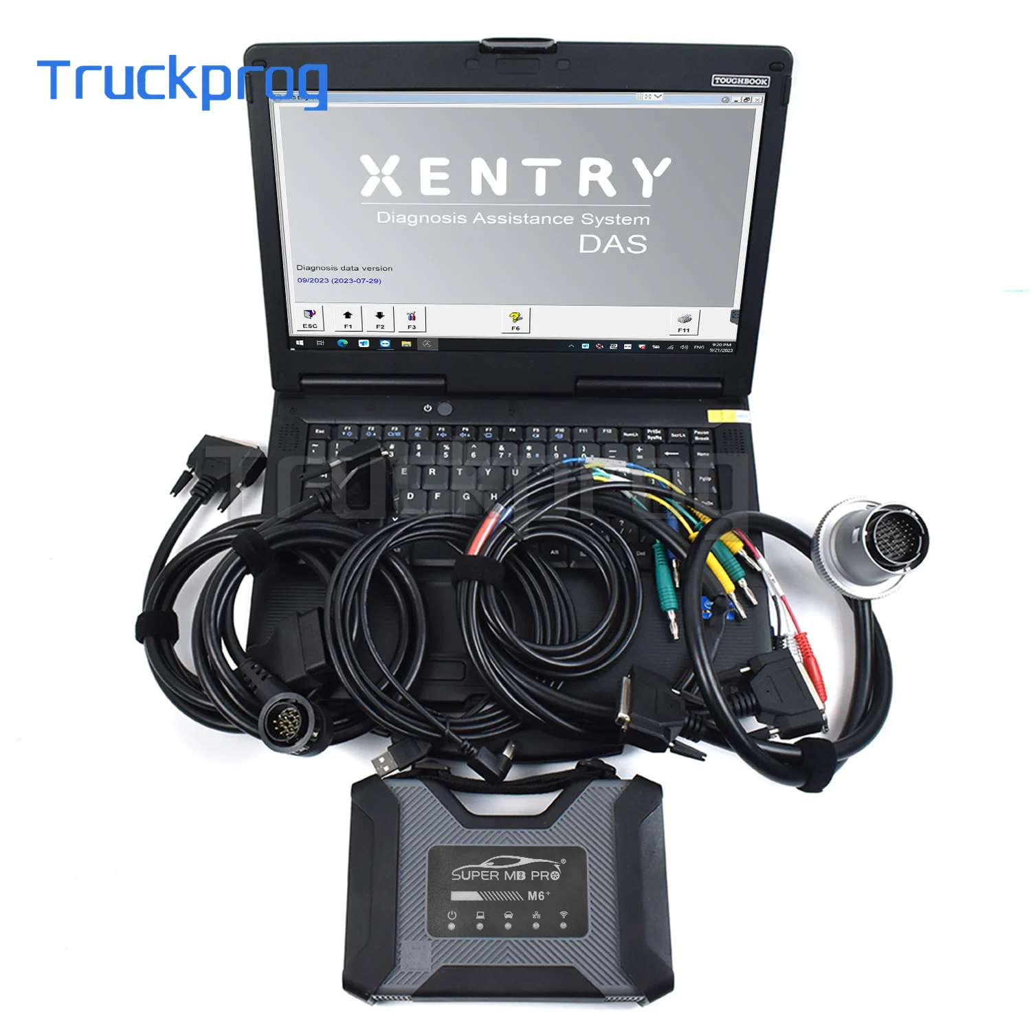 

Multifunction SUPER MB PRO M6+Surport For BENZ /For B-WM Trucks /Car Diagnostics Wireless Diagnosis Tool+CF54 Laptop