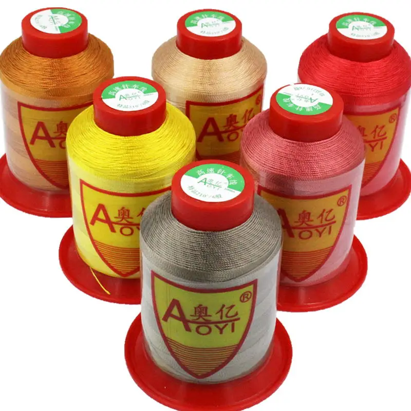 Aoyi 210D/6 Fil Polyester Sewing Threads Sewing Supplies for Leather Thread Repair Silk Threads Sewing Yarn 10#strong Thread