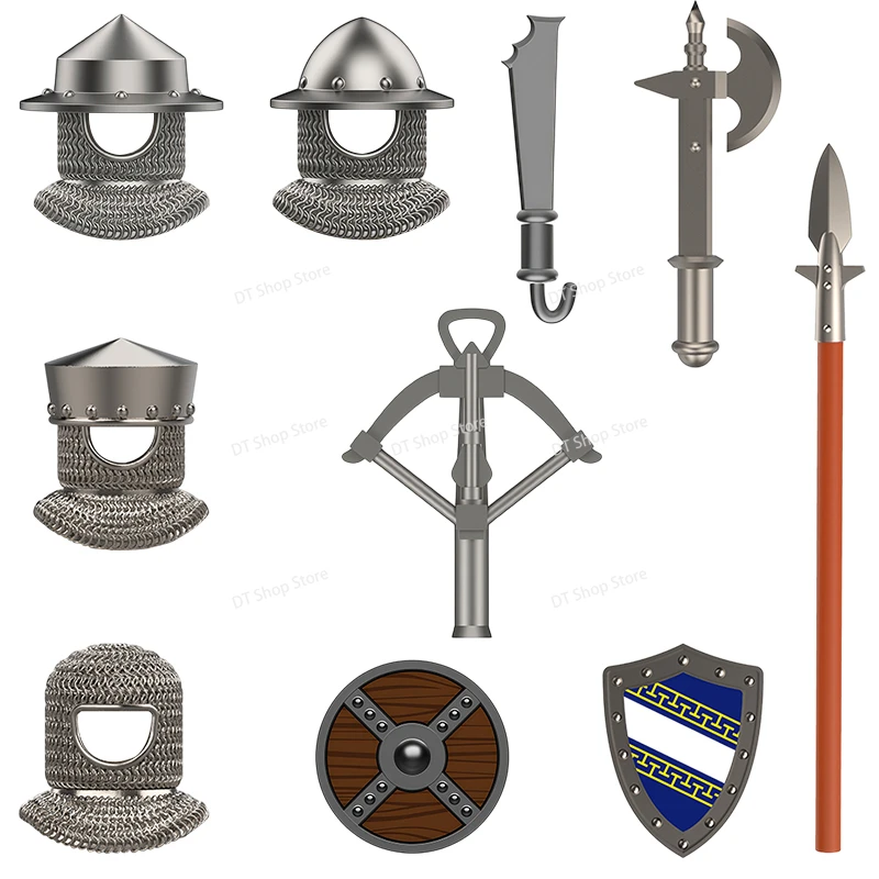 

New Walking militia Creative Decor Building Blocks Models Soldiers Bricks Accessories Weapons Toys for Children Gifts YL005-008