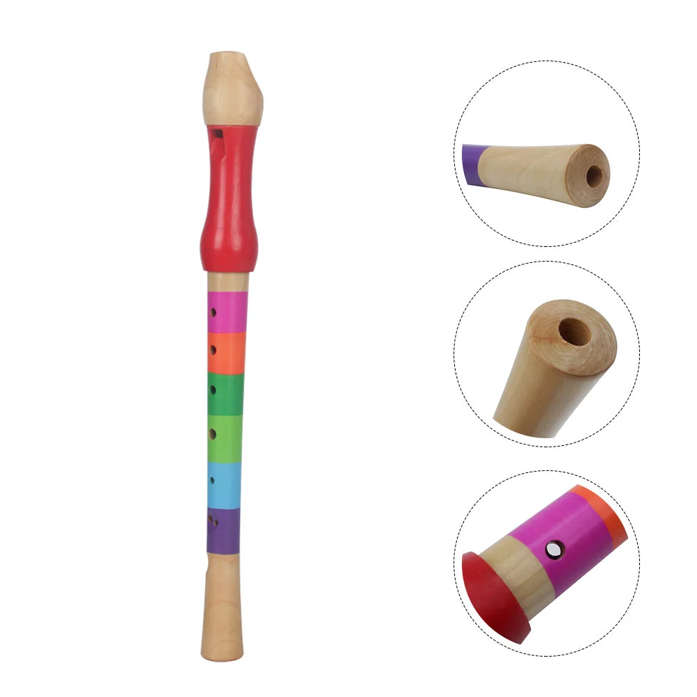 

8 Hole Treble Recorder Holes Wooden Clarinets Practical Instrument Descant Soprano Voice