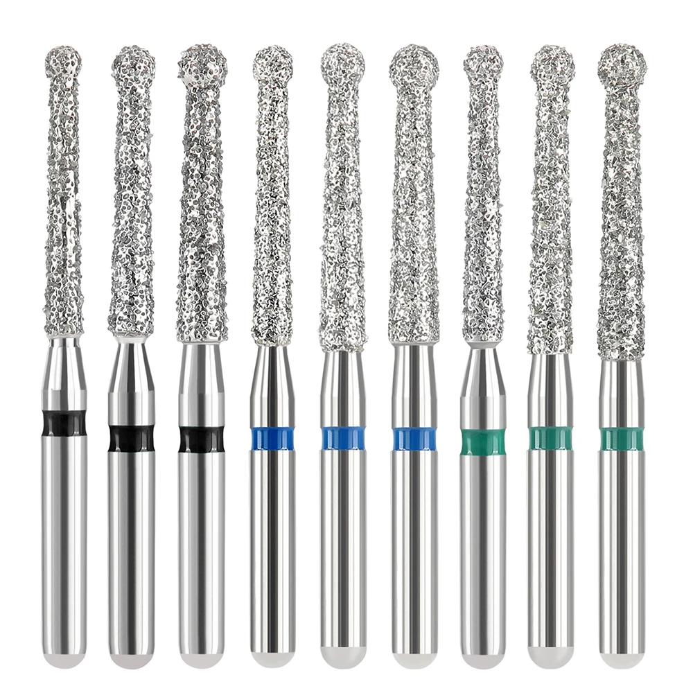 10 Stück AZDENT Dental-Diamantbohrer Endo-Bohrer FG-Bohrer 1,4/1,6/1,8 mm zum Öffnen und Vorbereiten des Pulpahöhlenraums für Hochgeschwindigkeits-Zahnärzte in der Zahnmedizin – Detail 1