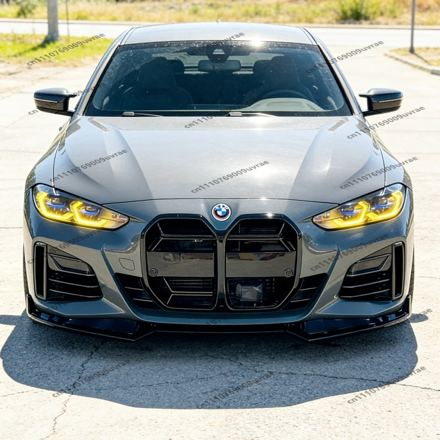 M Performance Style ABS Front Bumper Lip Spoiler Splitter Diffuser For BMW G24 G26 i4 M50 M Sport Gran Coupe 2021-2026 Tuning
