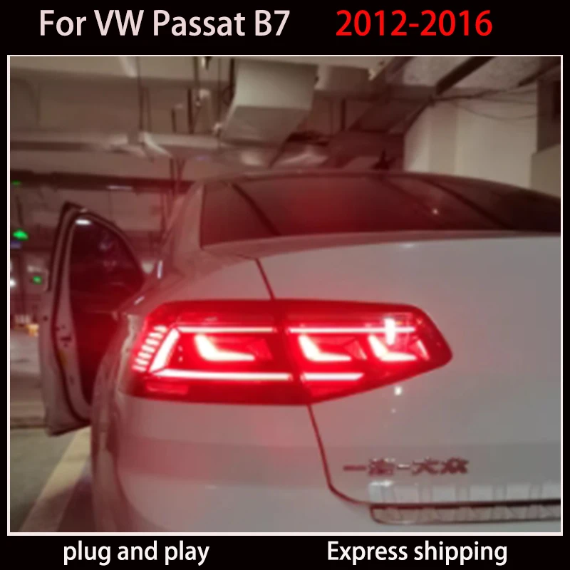 Car Styling for VW Passat B7 Tail Light 2012-2016 Magotan LED Tail Lamp LED DRL Dynami Signal Brake Reverse Auto Accessories