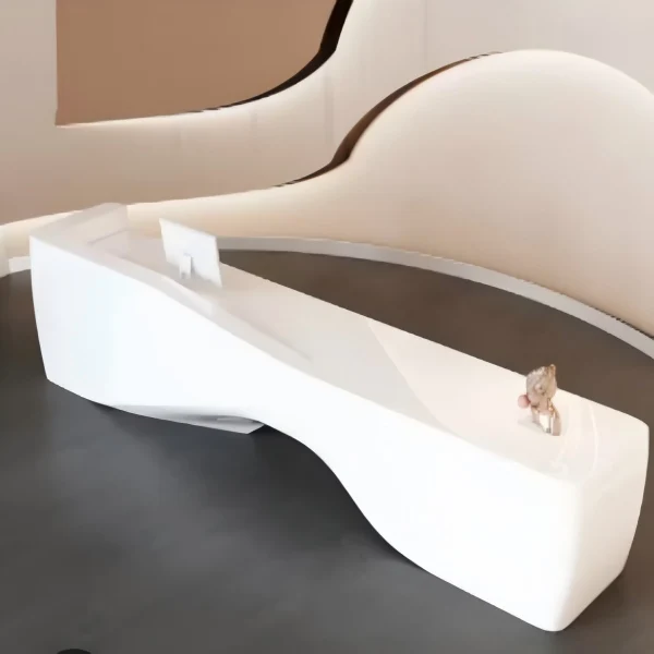 

*Fiberglass Desk Customization Reception Reception Desk Office Reception Front Desk Airport Hotel Shopping Mall Use
