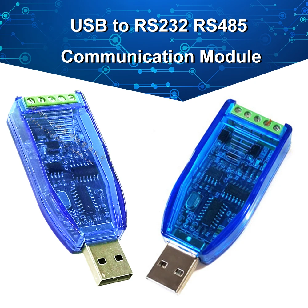 Industrial RS232/RS485 Converter TXD RXD Indicators Upgrade Protection RS-485 Connector Board Module for Win 8/10 Linux Mac