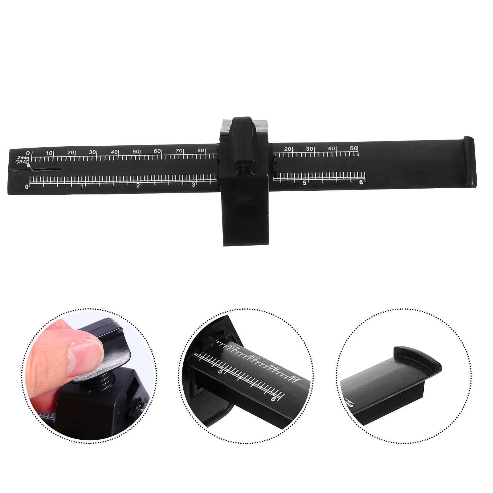 

Carpentry Manual Parallel Scriber Marking Gauge Adjustable Screw with Steel Needle Woodworking Measuring Tools Scale Ruler