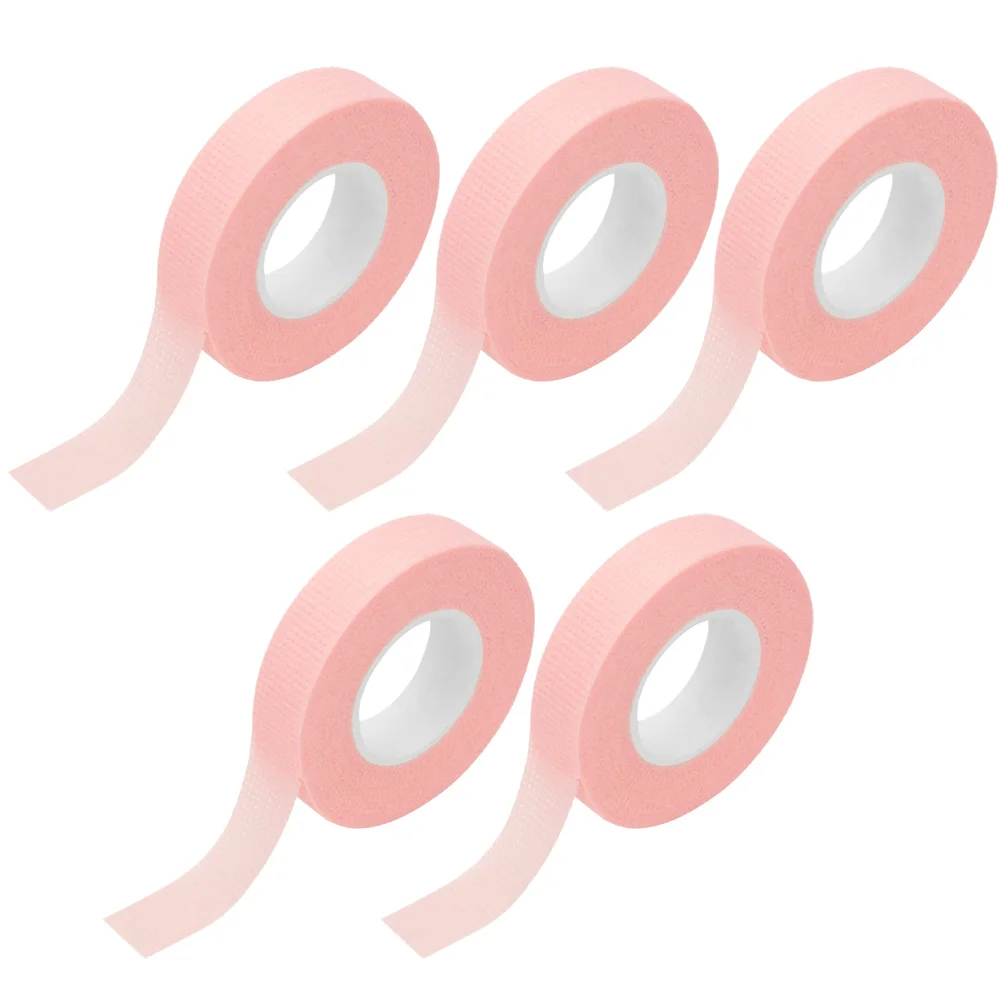 

5pcs Eyelash Extension Tape Breathable Non-Woven Fabric Skin-Friendly Lash Tools For Eyelash Grafting Beauty Salon Under Eye
