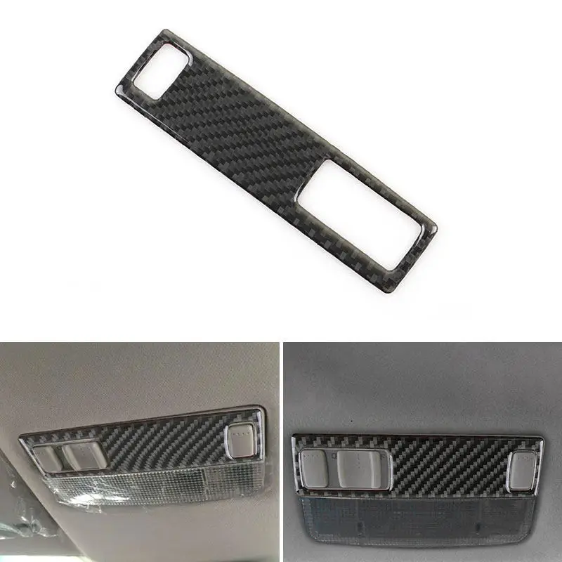 Real Carbon Fiber Car styling Reading Light Control Panel Frame Cover Trim For VW Golf 4 Jetta Bora MK4 R32 GTI 1999-2004