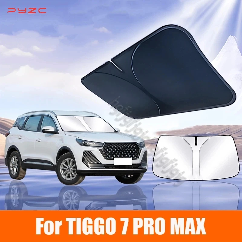 For Chery Tiggo 7 Pro Max 2023 2024 2025 Car Windshield Sunshade Cover Anti UV Protection Auto Parts Accessories