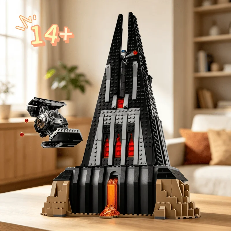 1060PCS Space Battle Series Darth House Building Blocks 2026 New Arrival Castle Model Creative Toys Christmas Gifts for Adults