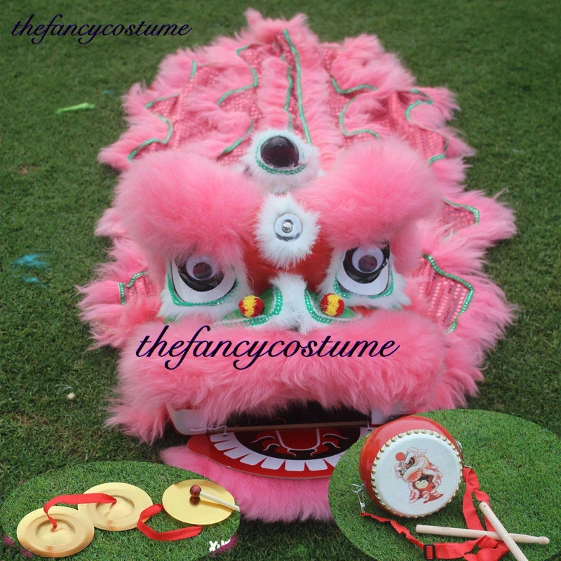 

Blink 12 inch Chinese Lion Dance 3-5 Age Mascot Costume Performance Child Cartoon Christmas Props Event Party Carnival Festival