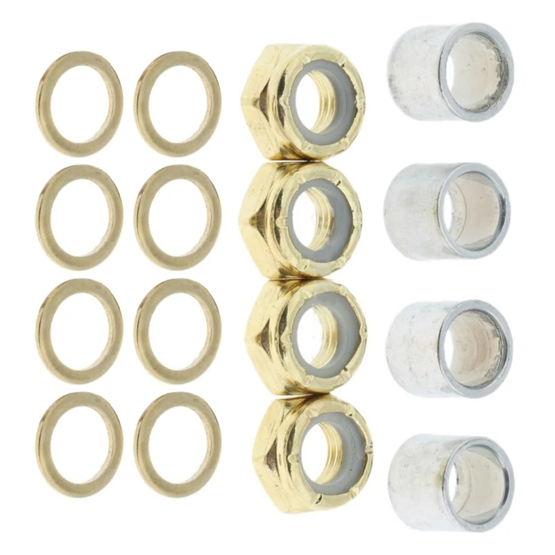 Metal Skateboard Bearing Spacer Truck Washer Set Standard Skateboard Accessory