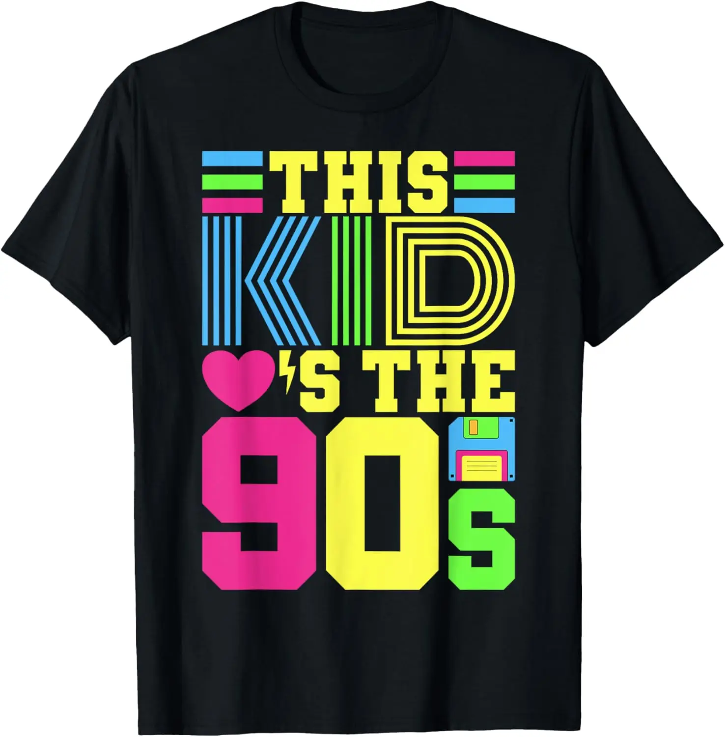 This Kid Loves The 90's Party 90s Theme Outfit 1990s Costume T-Shirt