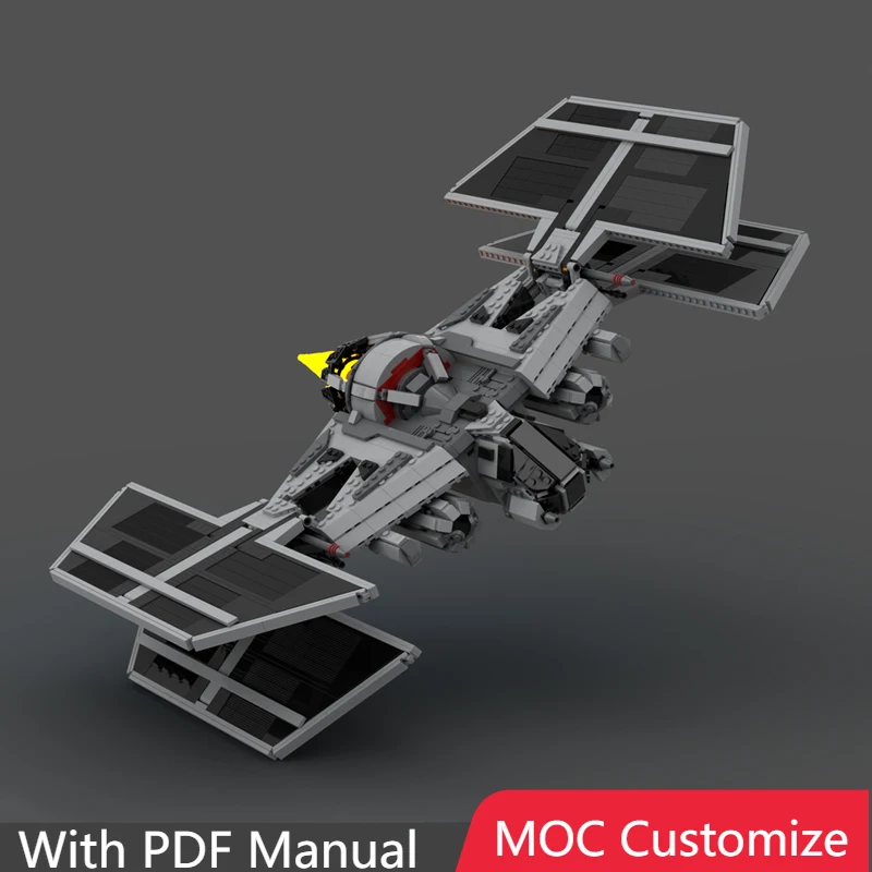 

Hot 585 PCS MOC Space Bomber Aircraft Fighter Building Block Technology Assembly Brick Toy Adults/Kids Birthday Christmas Gifts