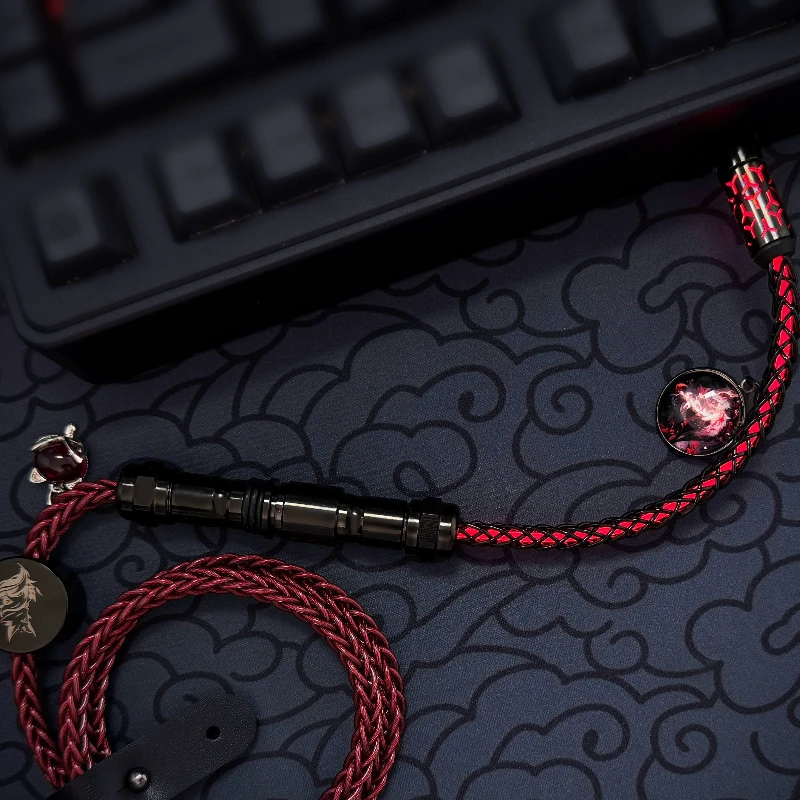 SHINE Keyboard Cable ShanHaiJing Series Eastern Great Wilderness Minghu Jiuyan Limited Edition 8K E-sports Aviation Plug Cable