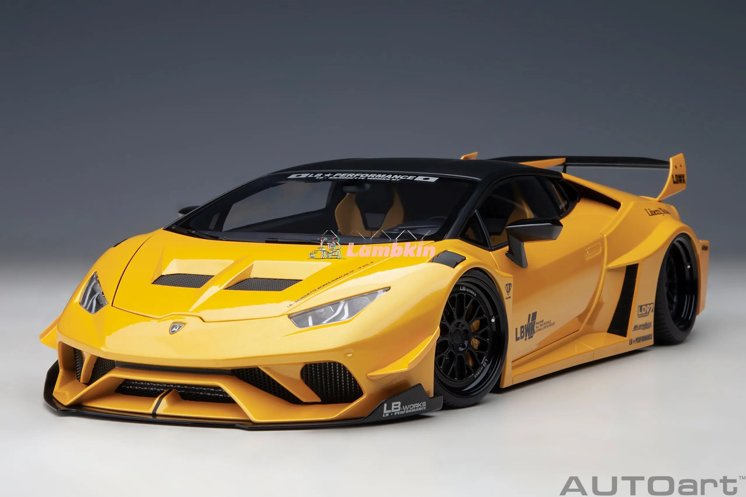 Autoart 1/18 For Lamborghini LIBERTY WALK LB HURACAN GT Car Model