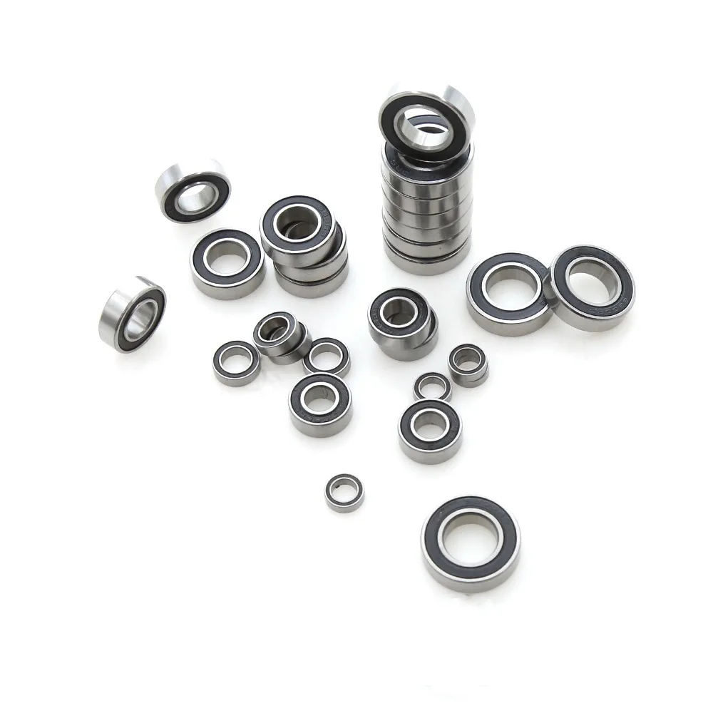 28Pcs Sealed Bearings Kit For Traxxas 1/8 4WD SLEDGE Full Vehicle Bearing RC Car Accessories Rubber On Two Side Ball Bearing