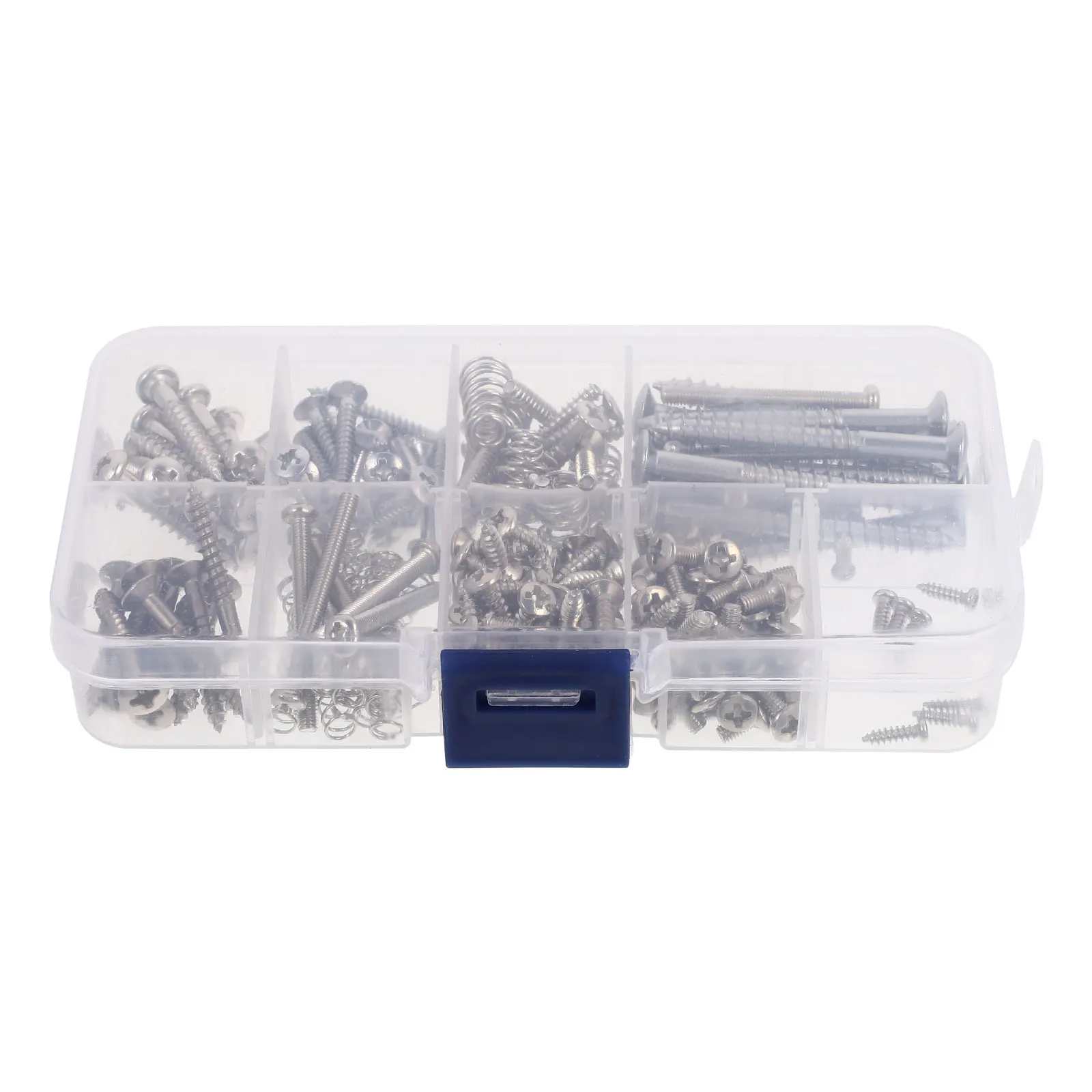 

240 Pcs Electric Guitar Bass Accessories Silver Hardware Parts Screw Installation Component Pickguard Long Term Use