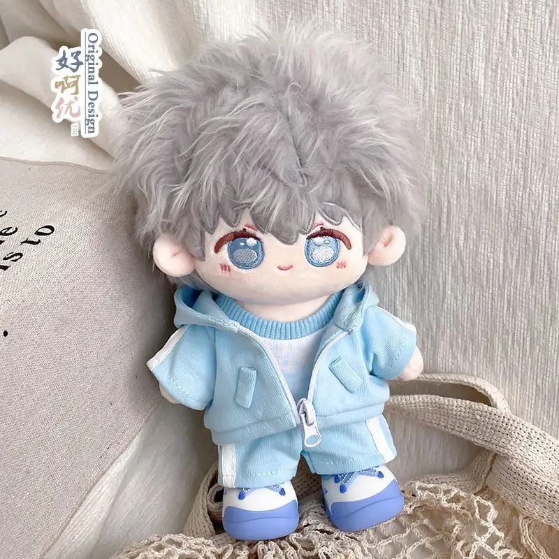 Cotton doll clothes are suitable for cotton dolls of 10/15/20 cm size. They are part of the sports series three-piece set.